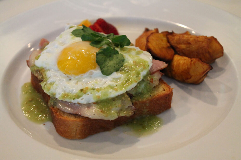 The Croque Senorita. Photo by Lauren Widor. for Township Introduces New Brunch Items