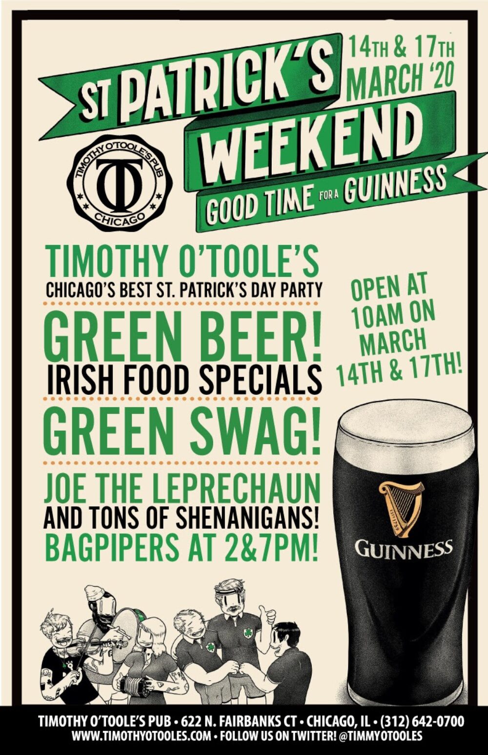 Unnamed for Timothy O'Toole's to Hold 28th Annual St. Paddy's Party