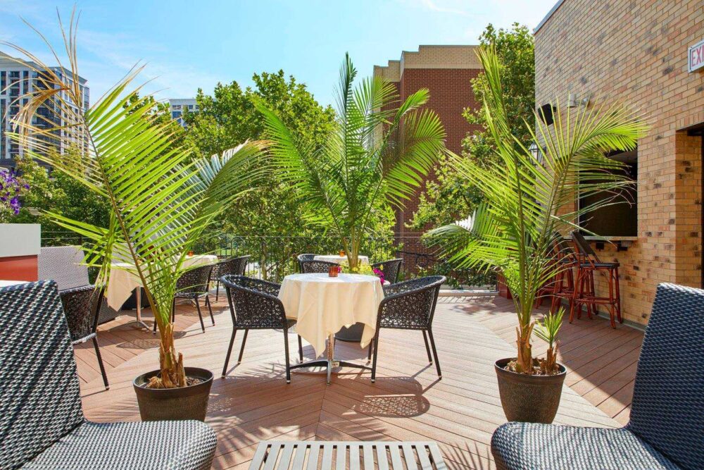 Veranda Cfh for "Veuve on the Veranda" at The Chicago Firehouse