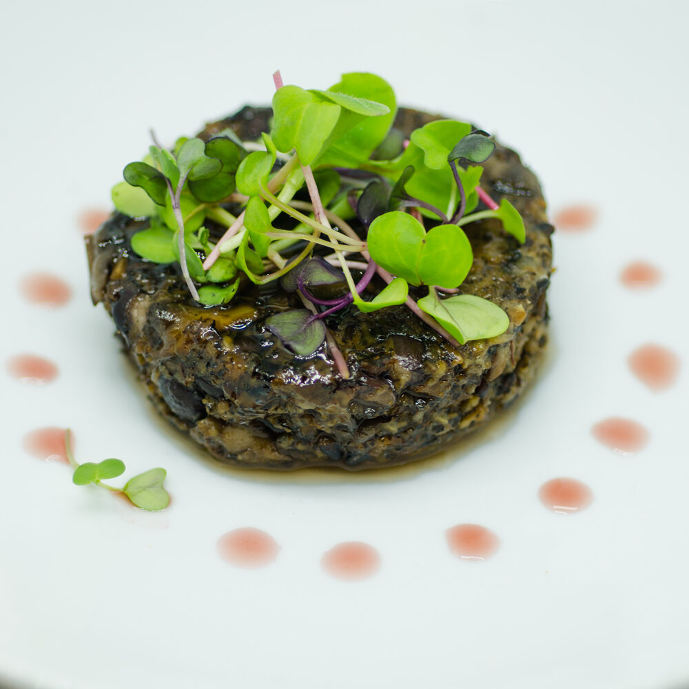 Wild Rice Beans Squash Patties with Local Honey & Elderberry Tincture Photo credit: Cindy Kurman