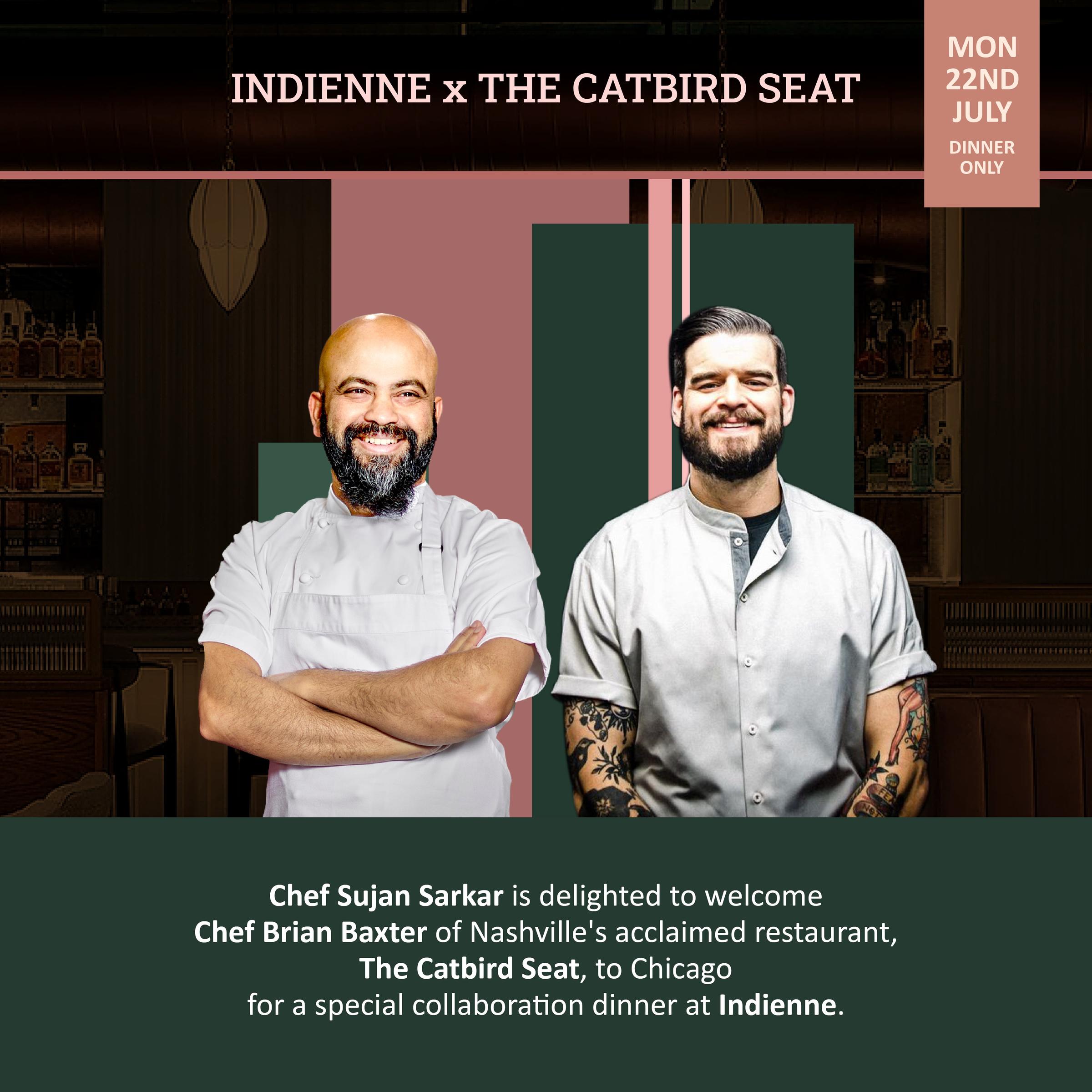 Catbird2A for Indienne x The Catbird Seat (Nashville) Collab Dinner, July 22nd