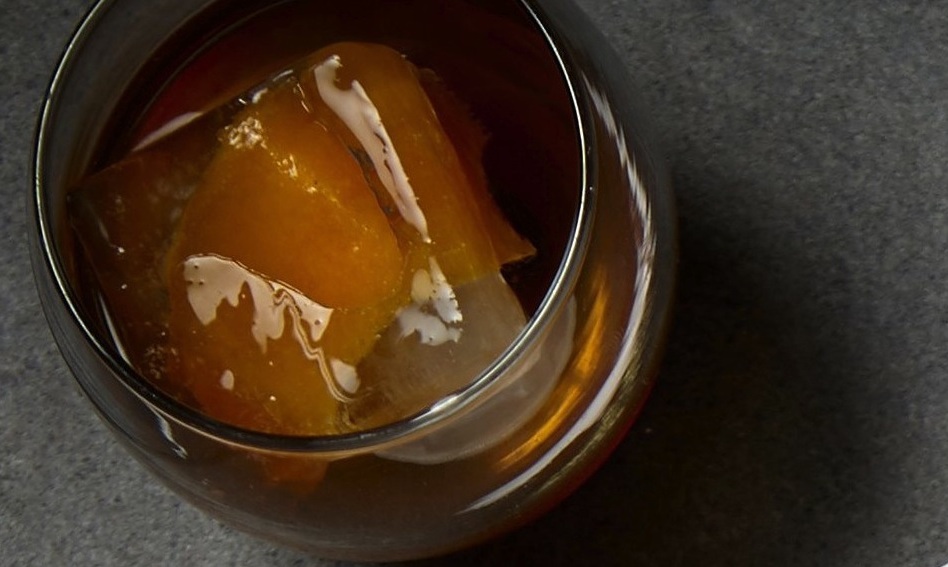 drink III Forks Old Fashioned Bone In Ribeye for Celebrate National Bourbon Day at III Forks Prime Steakhouse