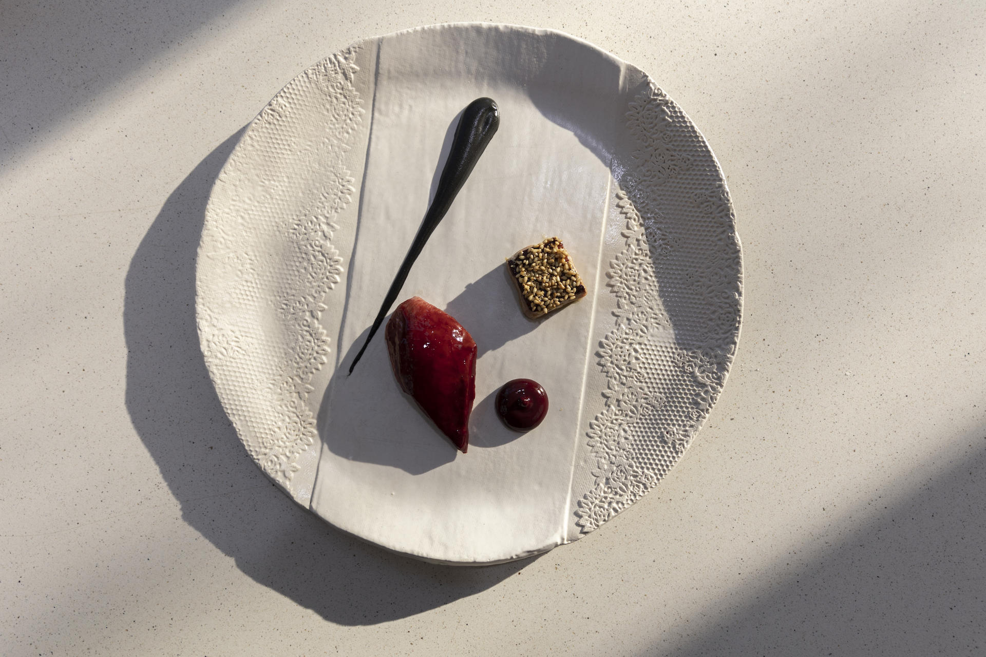 Esme Fall2022 Squab 09 Sandynoto for Esmé Debuts Amanda Love Exhibit and Fall/Winter Menu