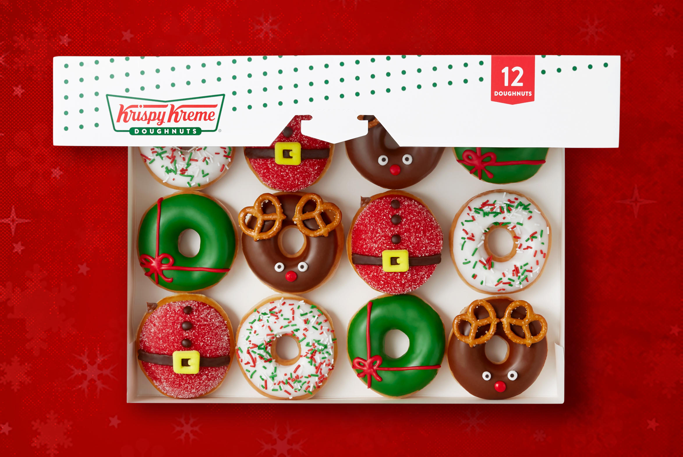 Holiday Collection Dozens Media for Krispy Kreme Debuts Holiday Treats: North Pole inspired Doughnuts & a Chocolate Glazed Wonderland
