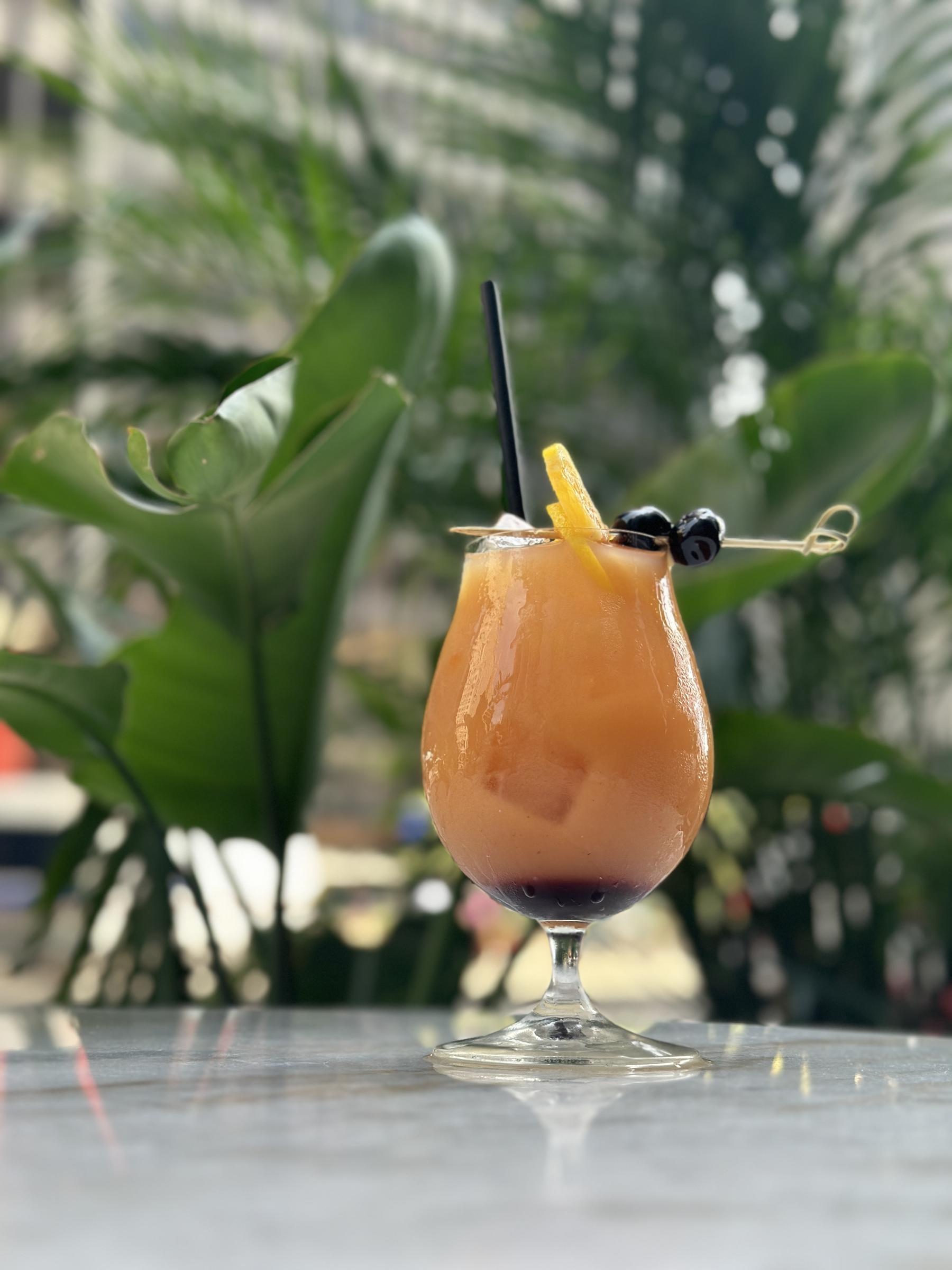 Hurricane Courtesy Of Venteux for Venteux's Jazz Fest Dining and Cocktail Specials