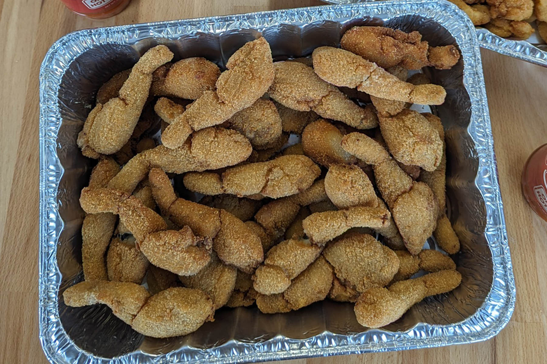 Lawrences Fried Frogleg 2024 0001 Frog Leg Tray for Lawrence’s Fish & Shrimp to Celebrate a Food Holiday that Only Arrives Every 4 Years