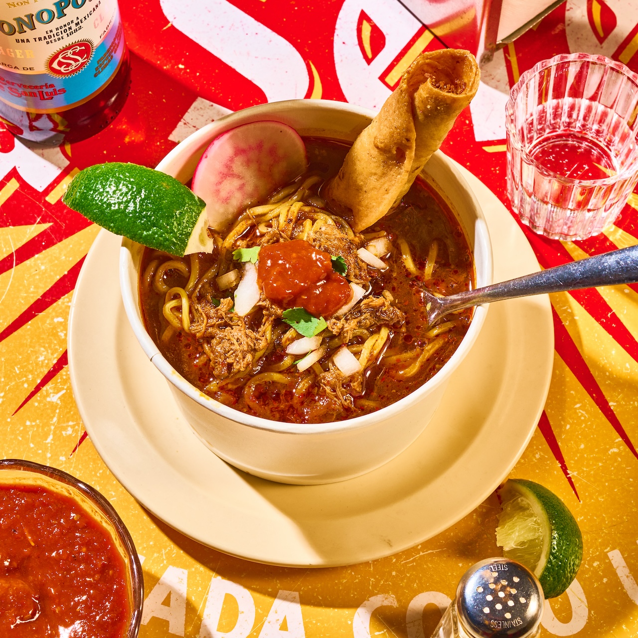 Ramen Bowl 1 for Tacombi Teaming Up With Sun Noodle to Bring Collab to Chicago Birria Ramen