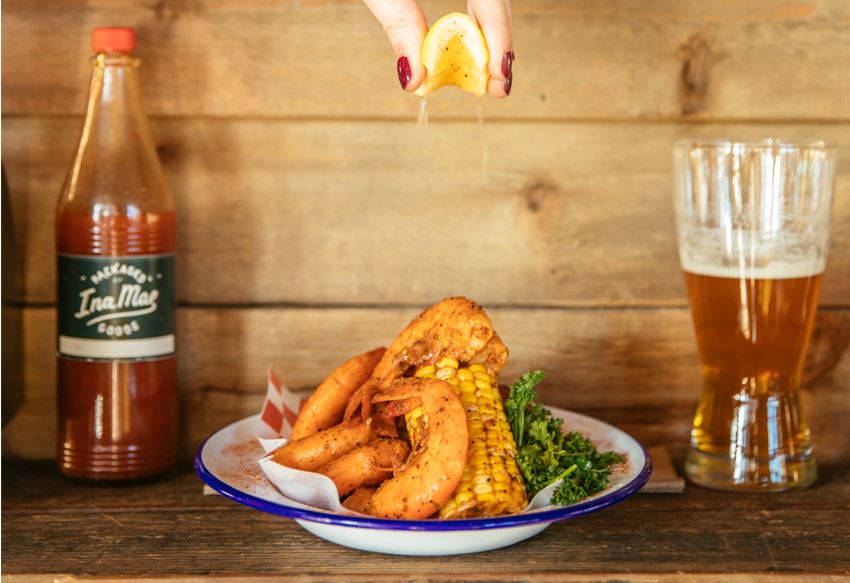 Shrimp Boil Imt for Ina Mae Tavern Hosting NOLA Shrimp Boil Fundraiser