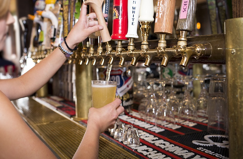 Tap Beers Cropped for Madness Specials/Maryland Basketball at the Dark Horse Tap & Grille
