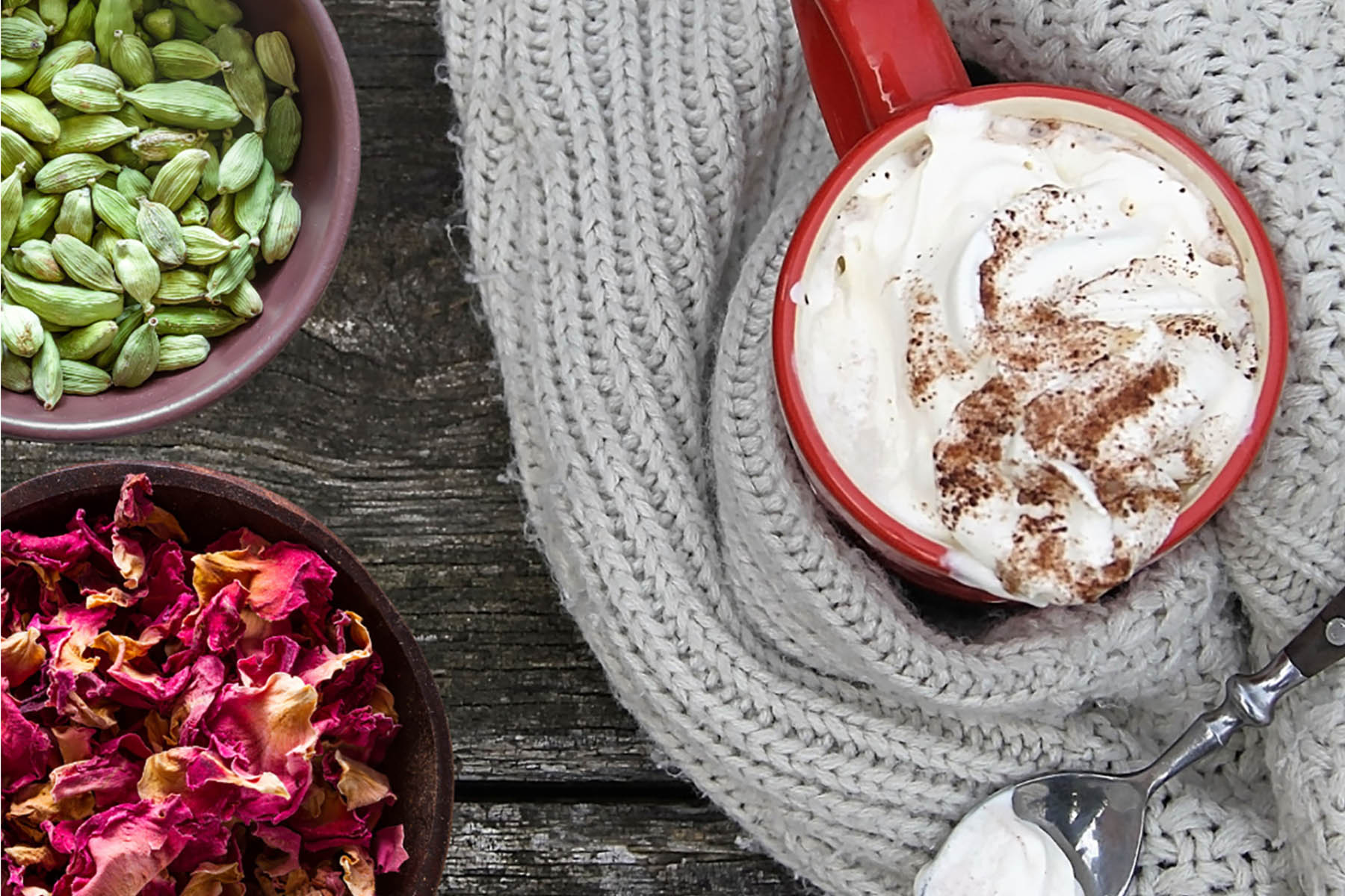 Tasting India 0000 Tasting India Cardamom Coffee Cocoa Photo Courtesy Tasting India for The Andersonville Chamber of Commerce's Fika Fest, February 3 – 5