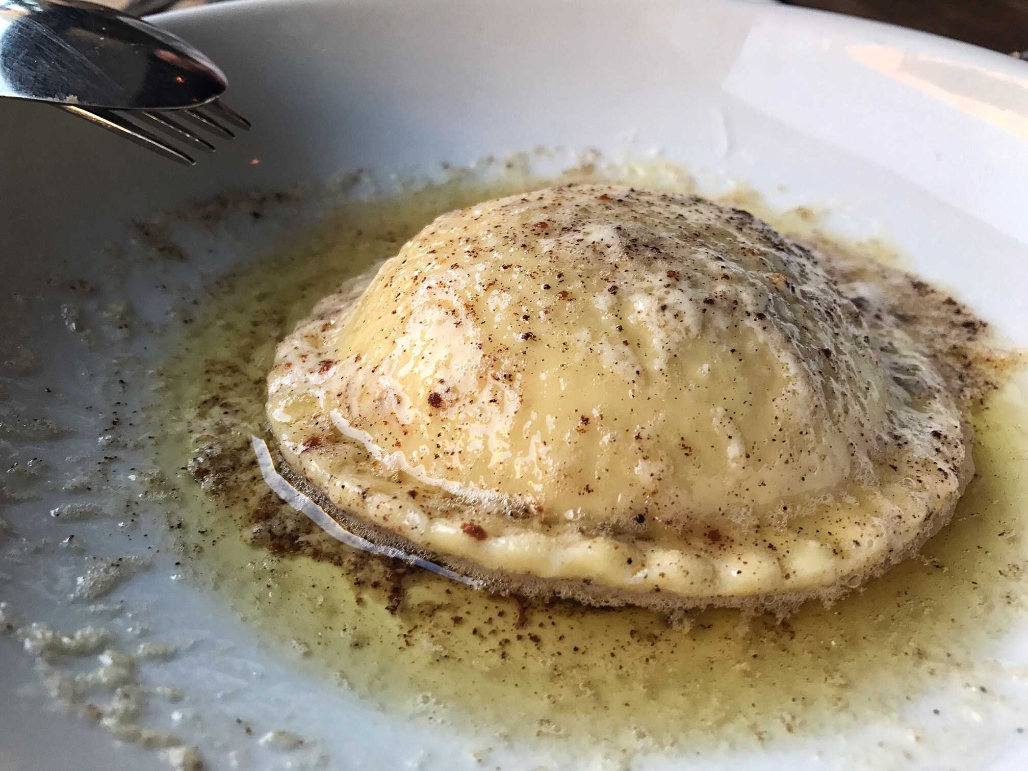 The Bristol Raviolo for Valentine's Day at The Bristol and Formento's