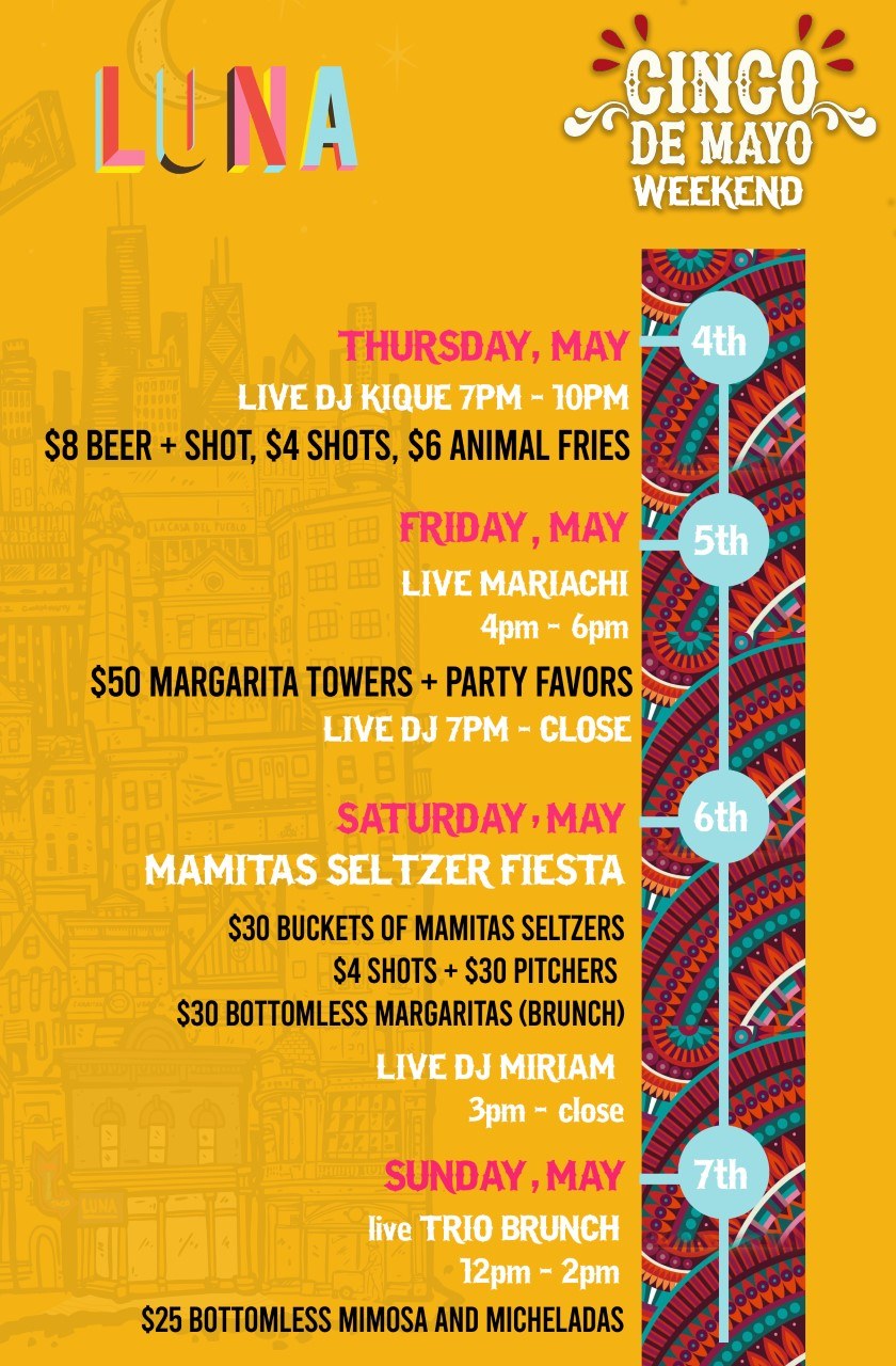 Thumbnail Cinco De Mayo Copy for Cinco de Mayo Weekend at Pilsen’s La Luna